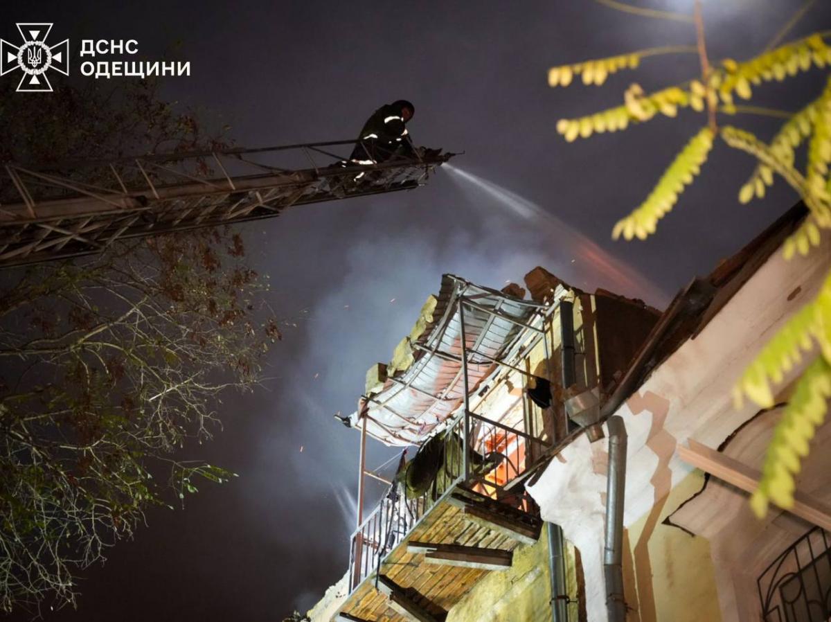 Одеса знову зазнала удару / фото t.me/mvs_ukraine Одеса знову зазнала удару / фото t.me/mvs_ukraine