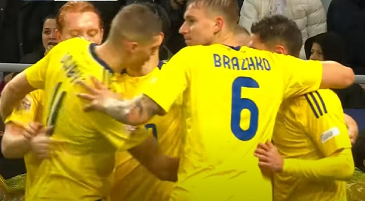 The national football team of Ukraine keeps its chances of reaching the elite round of the League of Nations / screenshot