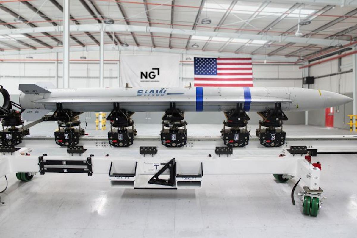 Першу ракету SiAW будуть використовувати для тестів / фото Northrop Grumman Першу ракету SiAW будуть використовувати для тестів / фото Northrop Grumman