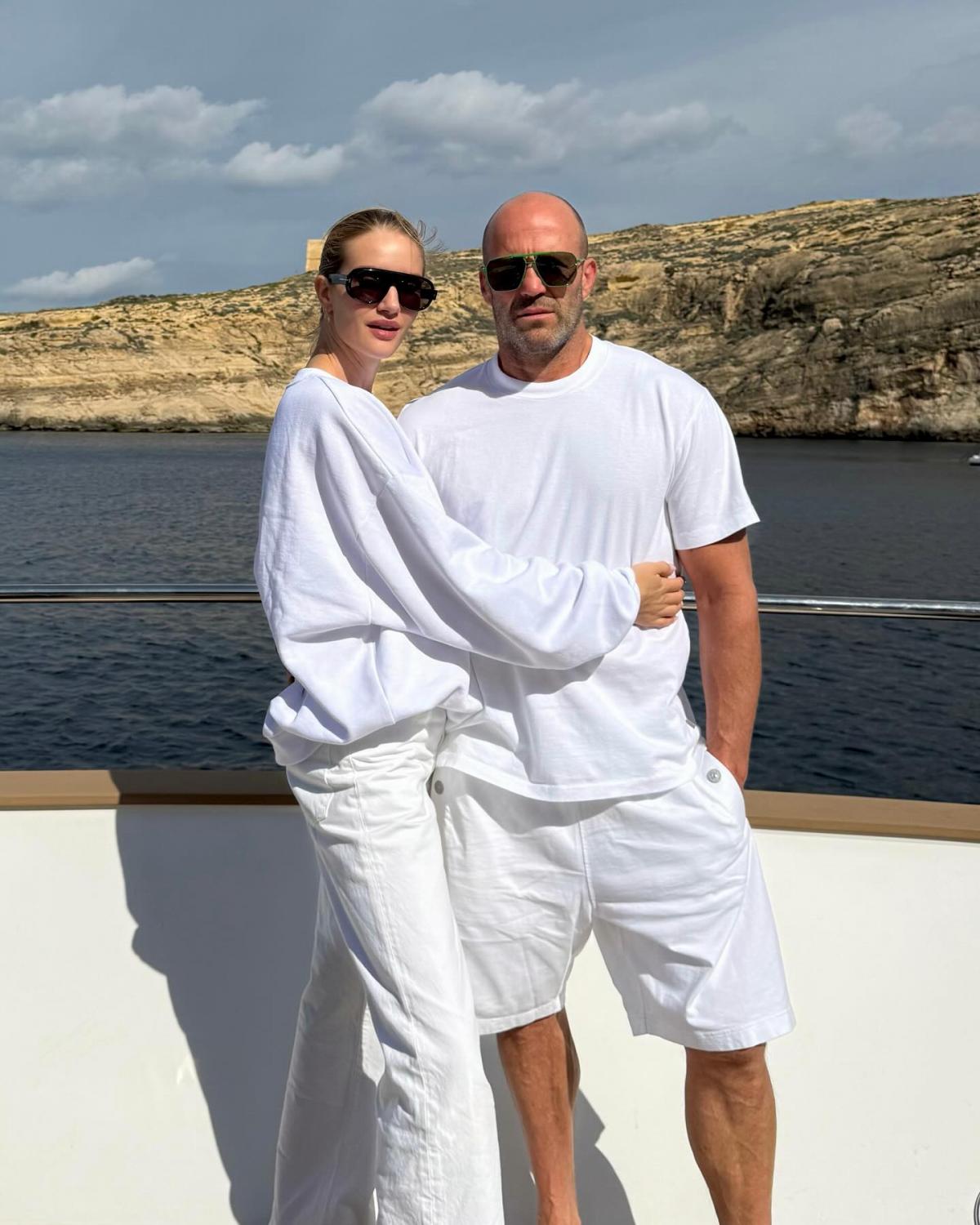 The actor and his wife spent time on a yacht / Instagram screenshot