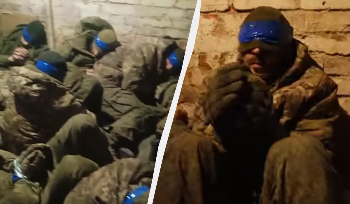 Полонені скаржаться, що на "м'ясо" кидають і екс-в'язнів, і мобілізованих / колаж УНІАН, кадри з відео Полонені скаржаться, що на "м'ясо" кидають і екс-в'язнів, і мобілізованих / колаж УНІАН, кадри з відео