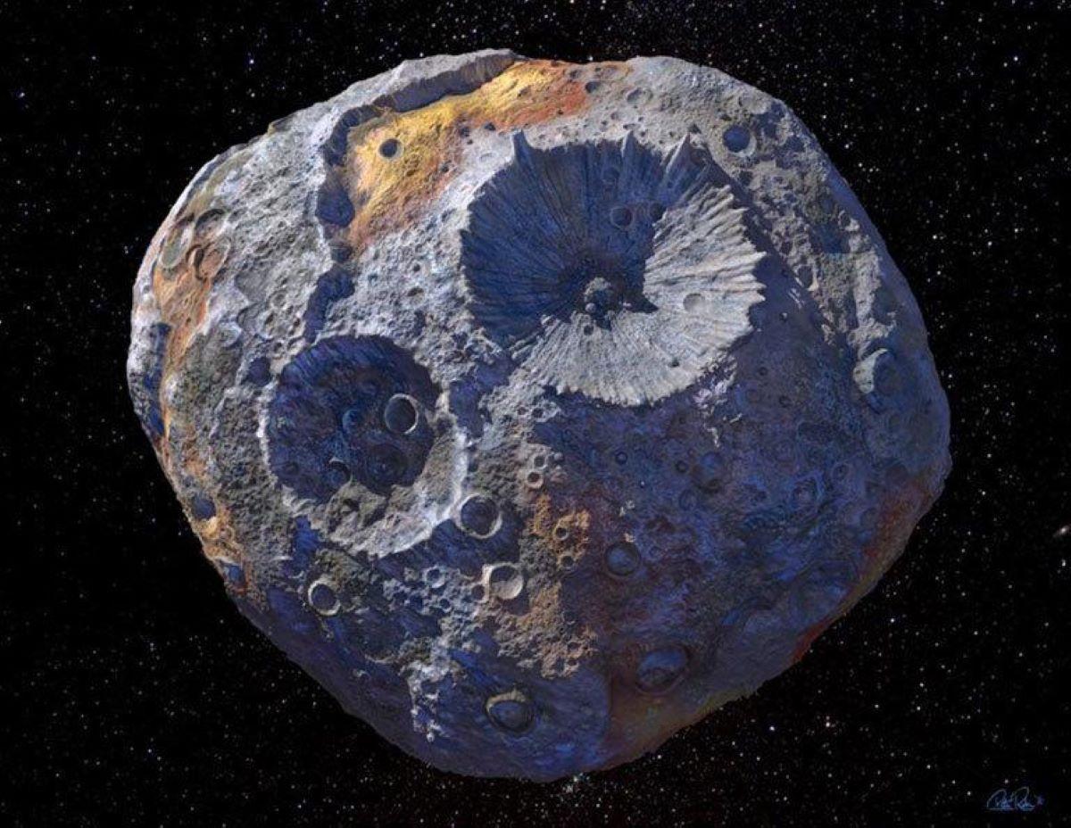 Астероид 16 Психея расположен между Марсом и Юпитером / фото NASA Астероид 16 Психея расположен между Марсом и Юпитером / фото NASA