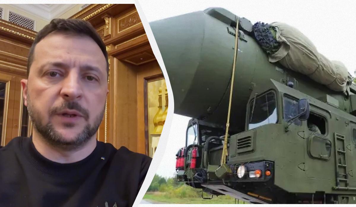 Зеленський підтвердив удар МБР по Дніпру / Колаж УНІАН, скриншот, фото росЗМІ Зеленський підтвердив удар МБР по Дніпру / Колаж УНІАН, скриншот, фото росЗМІ