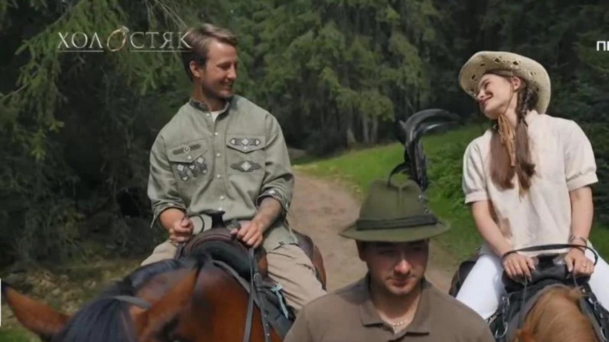 Oleksandr Teren and Yustyna / screenshot from the video