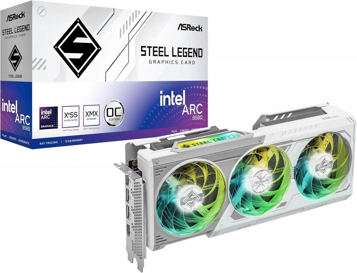 ASRock Arc B580 Steel Legend OC ASRock Arc B580 Steel Legend OC