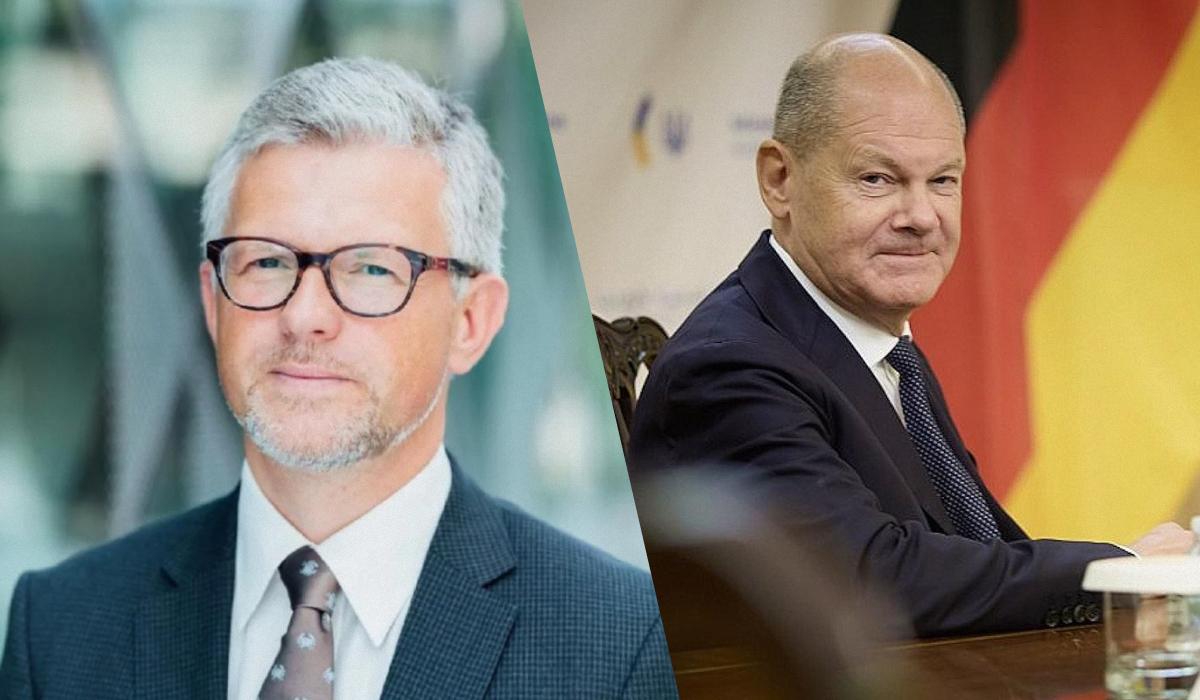 Мельник наголосив, що Шольц телефонував Путіну заради власної вигоди / Колаж УНІАН, фото - germany.mfa.gov.ua, president.gov.ua Мельник наголосив, що Шольц телефонував Путіну заради власної вигоди / Колаж УНІАН, фото - germany.mfa.gov.ua, president.gov.ua