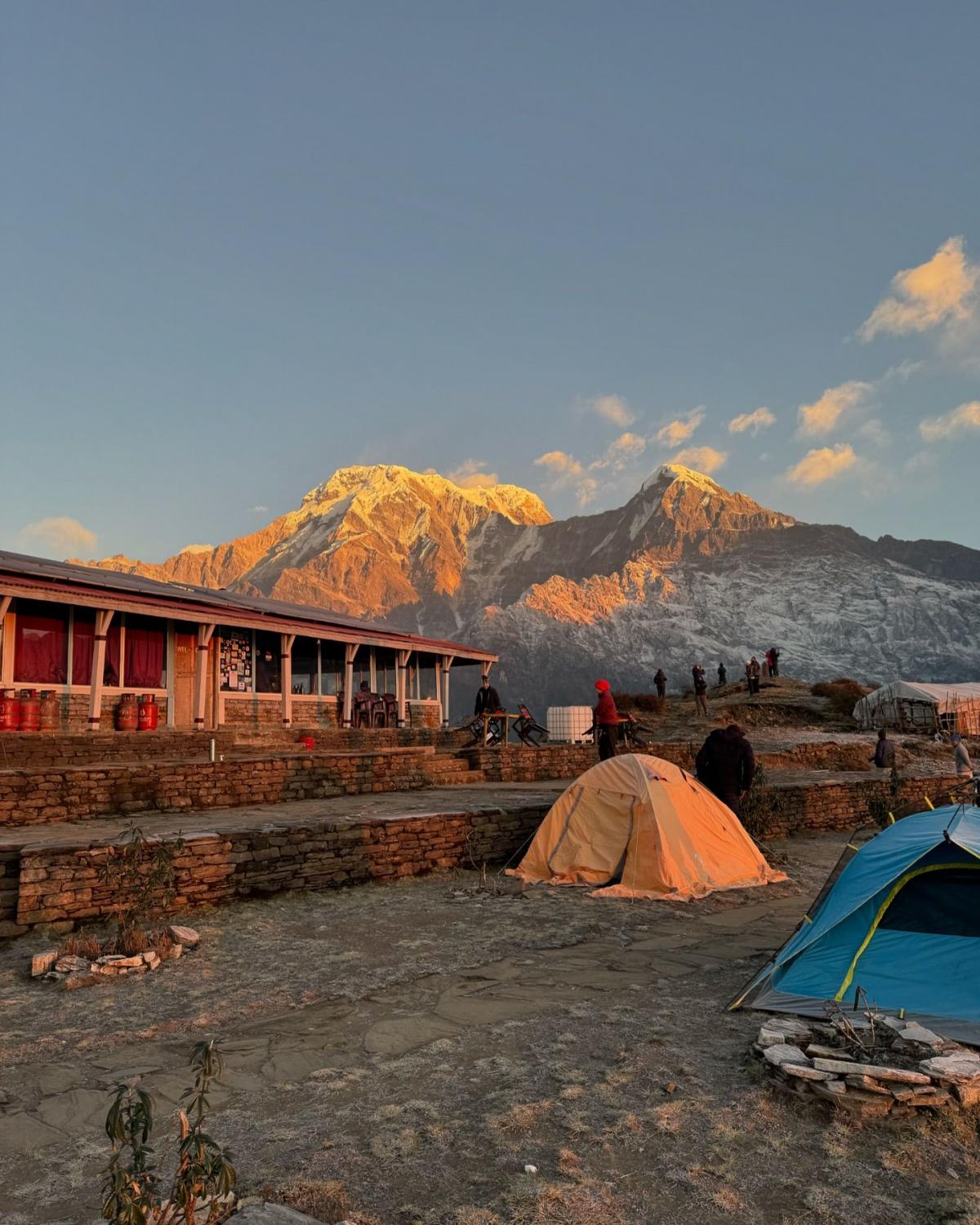 The blogger showed how she lived near the Himalayas / Instagram screenshot