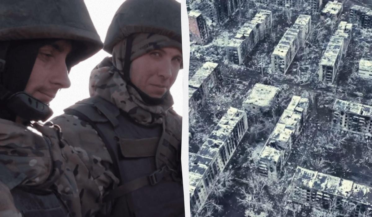 Ukrainian soldiers showed what Toretsk looks like from a bird's eye view / UNIAN collage from screenshots