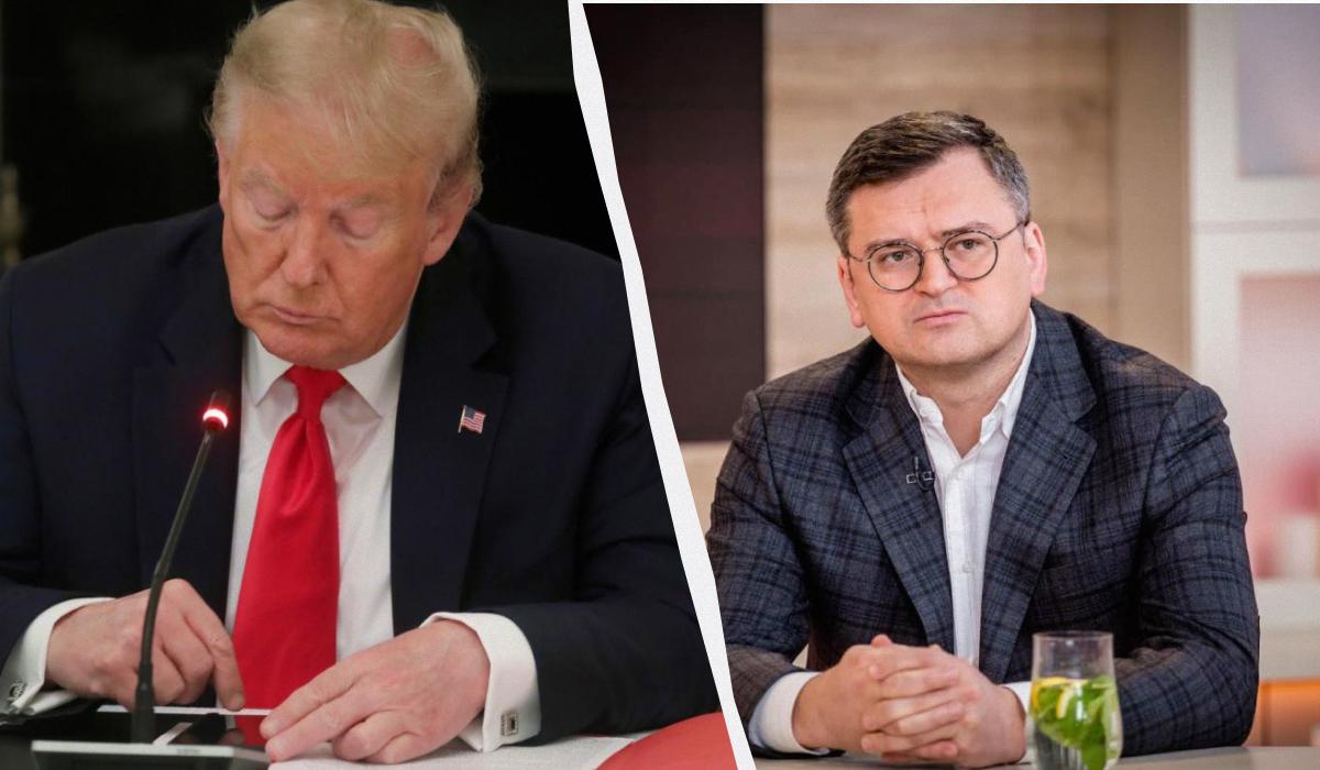 Кулеба прокоментував майбутнє президентство Трампа / колаж УНІАН, фото facebook/dmytro.kuleba, REUTERS