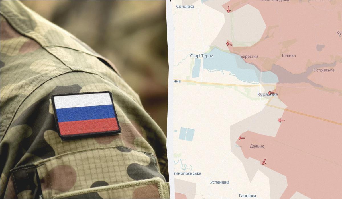 Оккупанты продвинулись на востоке Украины / коллаж УНИАН, фото ua.depositphotos.com, DeepState Оккупанты продвинулись на востоке Украины / коллаж УНИАН, фото ua.depositphotos.com, DeepState