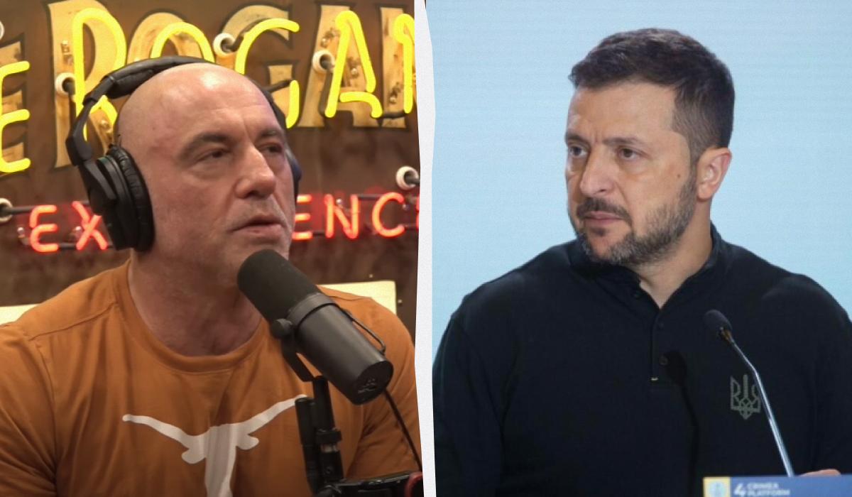 Rogan criticized Zelensky / UNIAN collage / Screenshot, OP photo