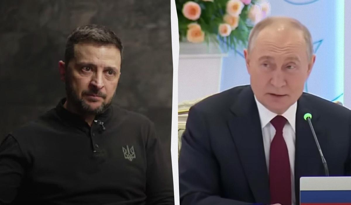 "Путин будет счастлив": в Sky News проанализировали интервью Зеленского / Коллаж УНИАН, скриншоты "Путин будет счастлив": в Sky News проанализировали интервью Зеленского / Коллаж УНИАН, скриншоты
