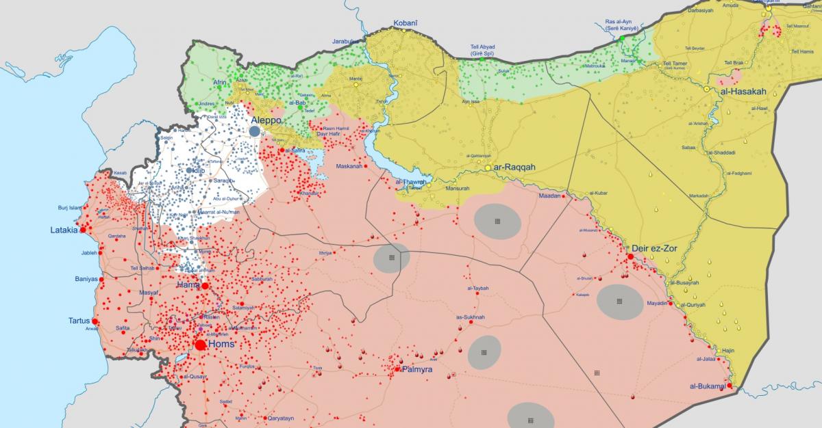 Білим - територія повстанського об'єднання, яке зараз веде наступ / мапа wikipedia.org