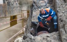 У Києві стався черговий масштабний прорив труби з гарячою водою (відео)