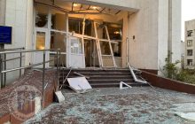 Во время вражеской атаки на Киев были повреждены здания университета Шевченко (фото)