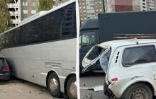 В Киеве произошло масштабное смертельное ДТП с участием автобуса (фото, видео)