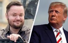 "Давно в роботі": нардеп від "Слуги народу" хоче зробити мурал Трампа в Києві