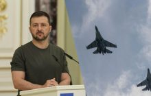 Українські пілоти F-16 збили частину повітряних цілей під час останньої атаки Росії, - Зеленський