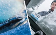 Как быстро очистить лобовое стекло ото льда: водителям рассказали трюк с пакетом