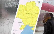 Завтра Україну штормитиме з новою силою: оголошено І рівень небезпеки (карта)