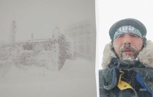 "Обличчя обмерзає в лічені хвилини": в Карпатах лютує зимова негода (фото, відео)