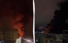 В Калуге ярко пылает НПЗ, - сеть (видео)
