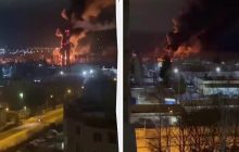 Украина атаковала нефтебазу в Калужской области РФ, - источник (видео)