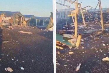 Российский военный полигон под Ростовом попал под атаку дронов (видео)