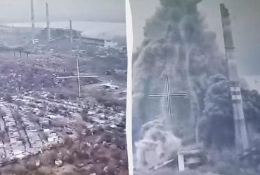 Россияне стирают в ноль Курахово: опубликовано видео прилета авиабомбы в ТЭС