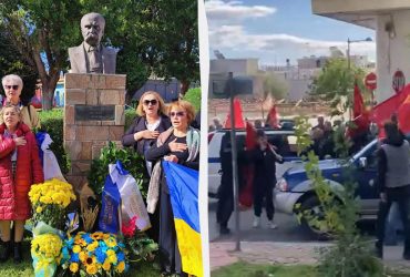 В Греции коммунисты напали на участников акции к годовщине Голодомора (видео)