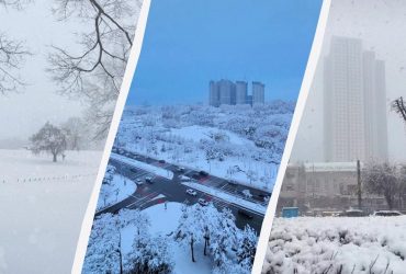 Мощные снегопады в Южной Корее: жертв становится больше (фото)