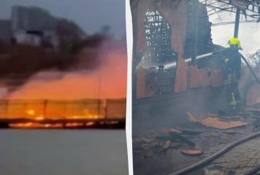 В Одесі на узбережжі згорів популярний ресторан: причина займання досі невідома