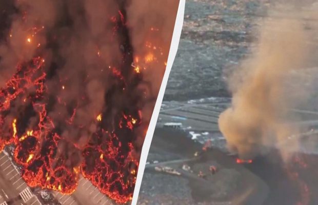 В Ісландії через виверження вулкана евакуювали популярний курорт Блакитна лагуна (відео)