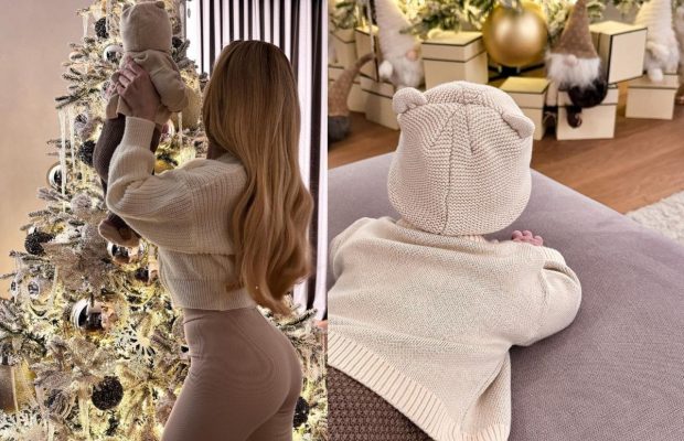 "Міс Україна Всесвіт" Вікторія Апанасенко показала фото з донькою біля ялинки