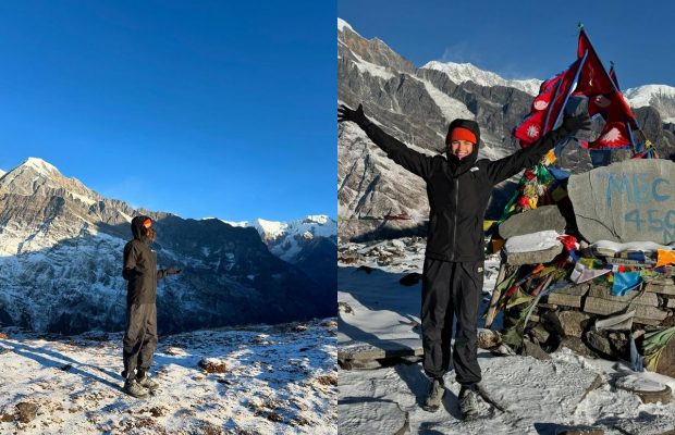 Кацуріна показала, як долала гірські стежки Непалу