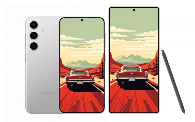 Дизайн Samsung Galaxy S25 и S25 Ultra продемонстрирован на рендерах / фото OnLeaks