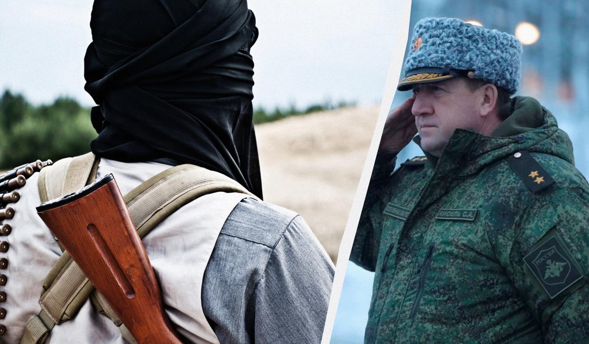 Відомо, що Сергія Киселя було звільнено через невдачі РФ під час боїв у Сирії / колаж УНІАН, фото ua.depositphotos.com, Вікіпедія Відомо, що Сергія Киселя було звільнено через невдачі РФ під час боїв у Сирії / колаж УНІАН, фото ua.depositphotos.com, Вікіпедія