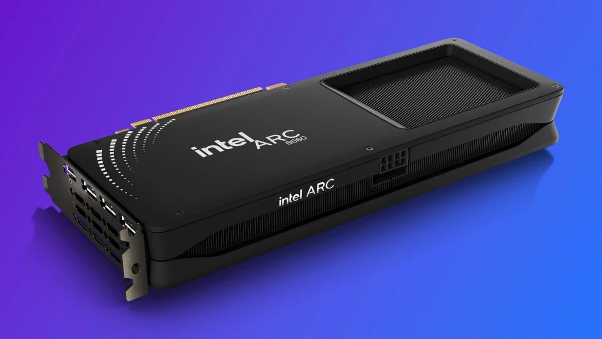 Arc B580 стоимостью $249 делает игры в разрешении 1440p доступными для широких масс./ фото Intel Arc B580 стоимостью $249 делает игры в разрешении 1440p доступными для широких масс./ фото Intel