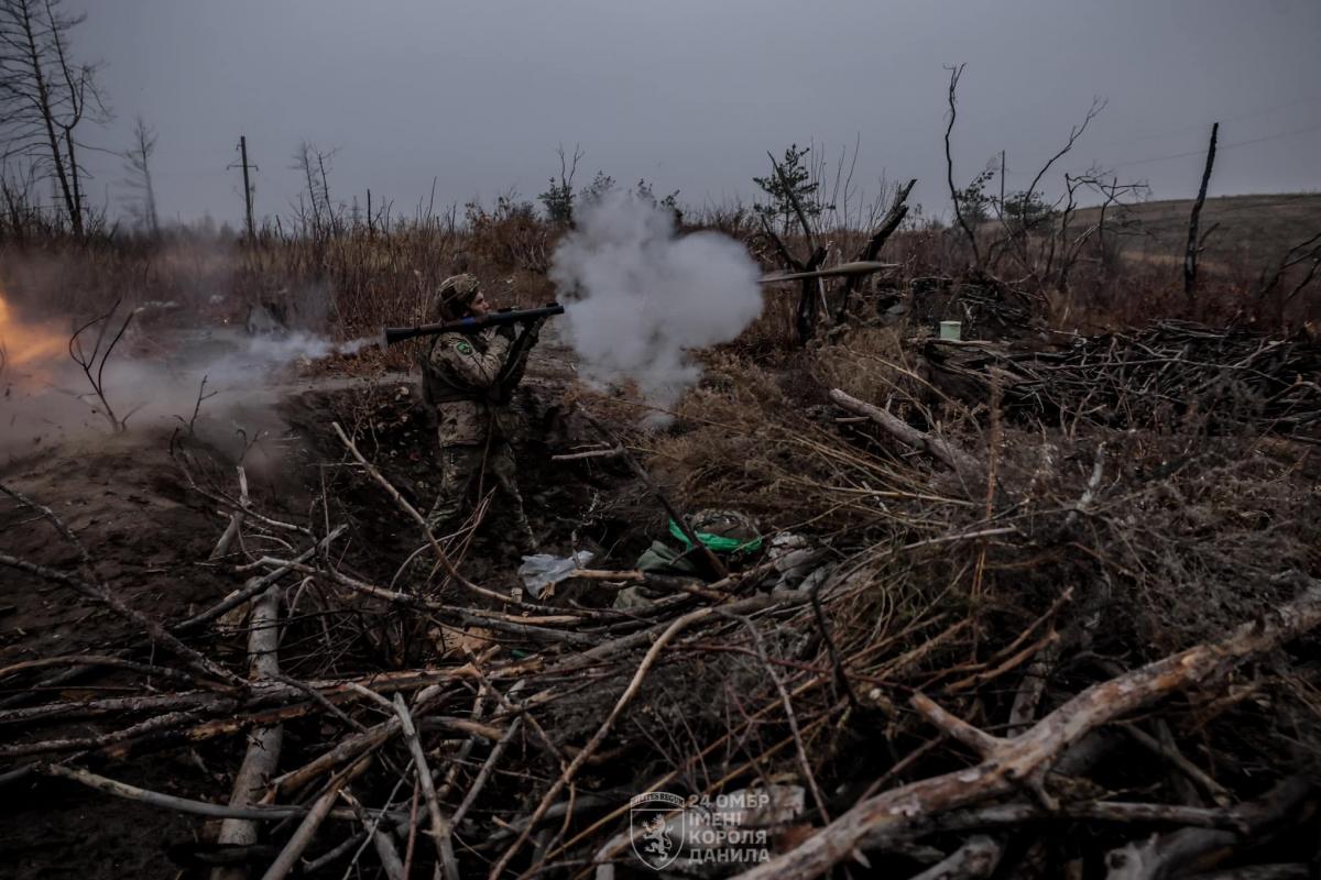 Українським військовим вдалося вибити окупантів з Колесниківського лісу / фото 24 ОМБр ім. короля Данила