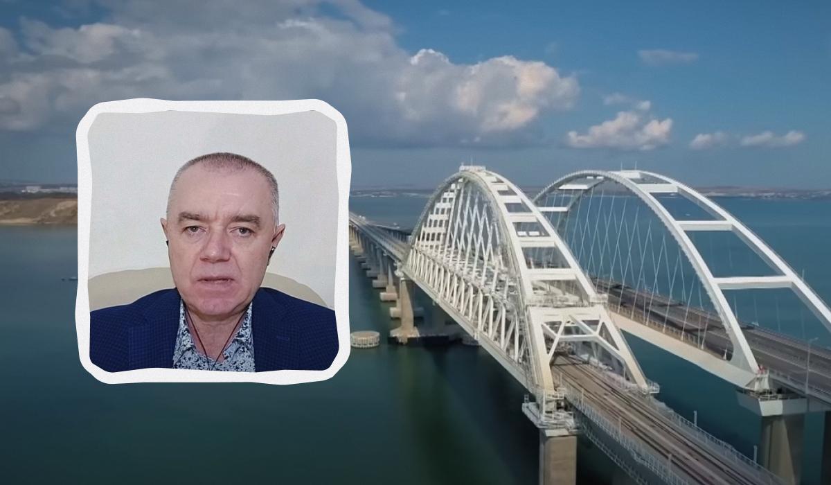 Свитан рассказал, как уничтожить Крымский мост / Коллаж УНИАН, скриншоты Свитан рассказал, как уничтожить Крымский мост / Коллаж УНИАН, скриншоты