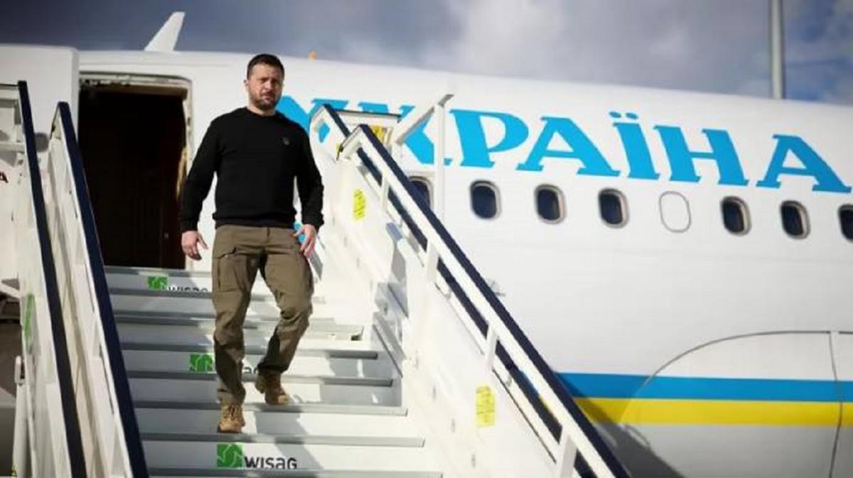 Зеленський прибув до Парижа / фото Telegram-канал Андрія Єрмака Зеленський прибув до Парижа / фото Telegram-канал Андрія Єрмака