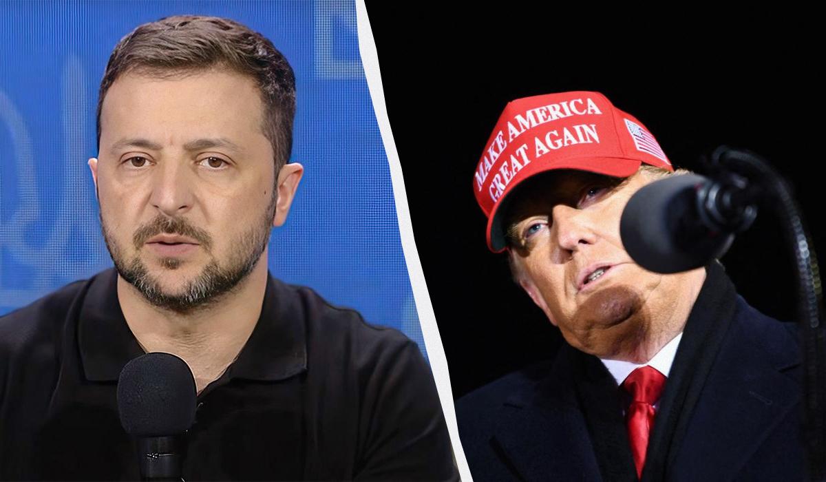 Зеленський зазначив, що Путіна потрібно змусити сісти за стіл переговорів / Колаж УНІАН, фото - скриншот, Getty Images Зеленський зазначив, що Путіна потрібно змусити сісти за стіл переговорів / Колаж УНІАН, фото - скриншот, Getty Images
