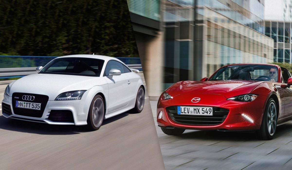 Некоторые спорткары со временем сильно дешевеют / Коллаж УНИАН, фото - Audi, Mazda Некоторые спорткары со временем сильно дешевеют / Коллаж УНИАН, фото - Audi, Mazda