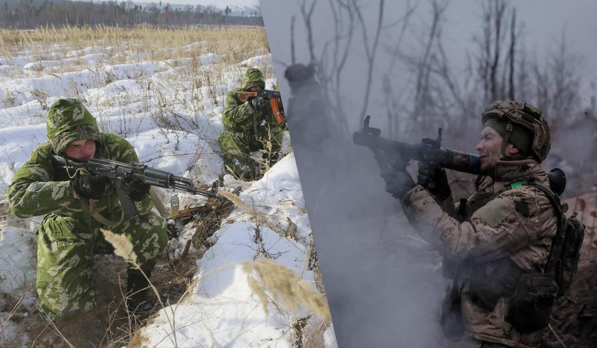Ворог атакує укріплення українських бійців / Колаж УНІАН, фото - wikimedia.org, 24 ОМБр ім. короля Данила Ворог атакує укріплення українських бійців / Колаж УНІАН, фото - wikimedia.org, 24 ОМБр ім. короля Данила