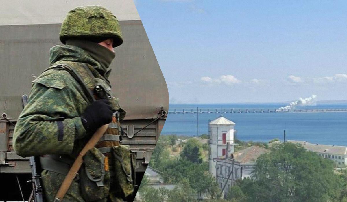 Загарбники нібито використовують залізницю на пошкодженому Керченському мосту / Колаж УНІАН, фото - facebook.com_GeneralStaff.ua, t.me/vanek_nikolaev Загарбники нібито використовують залізницю на пошкодженому Керченському мосту / Колаж УНІАН, фото - facebook.com_GeneralStaff.ua, t.me/vanek_nikolaev