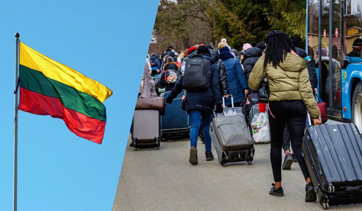 Зазначається, що українські біженці стали частіше прибувати до Литви, щоб отримати психологічну підтримку / Колаж УНІАН, фото - ua.depositphotos.com