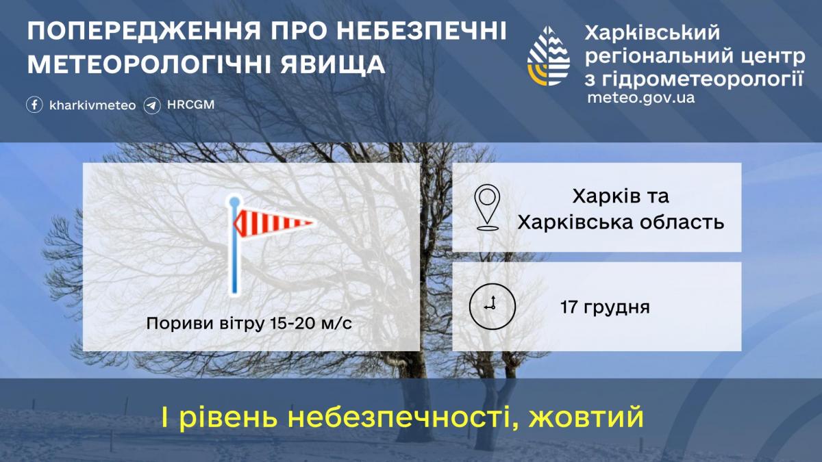 У Харкові сьогодні вируватиме негода / фото Харківський гідрометцентр У Харкові сьогодні вируватиме негода / фото Харківський гідрометцентр