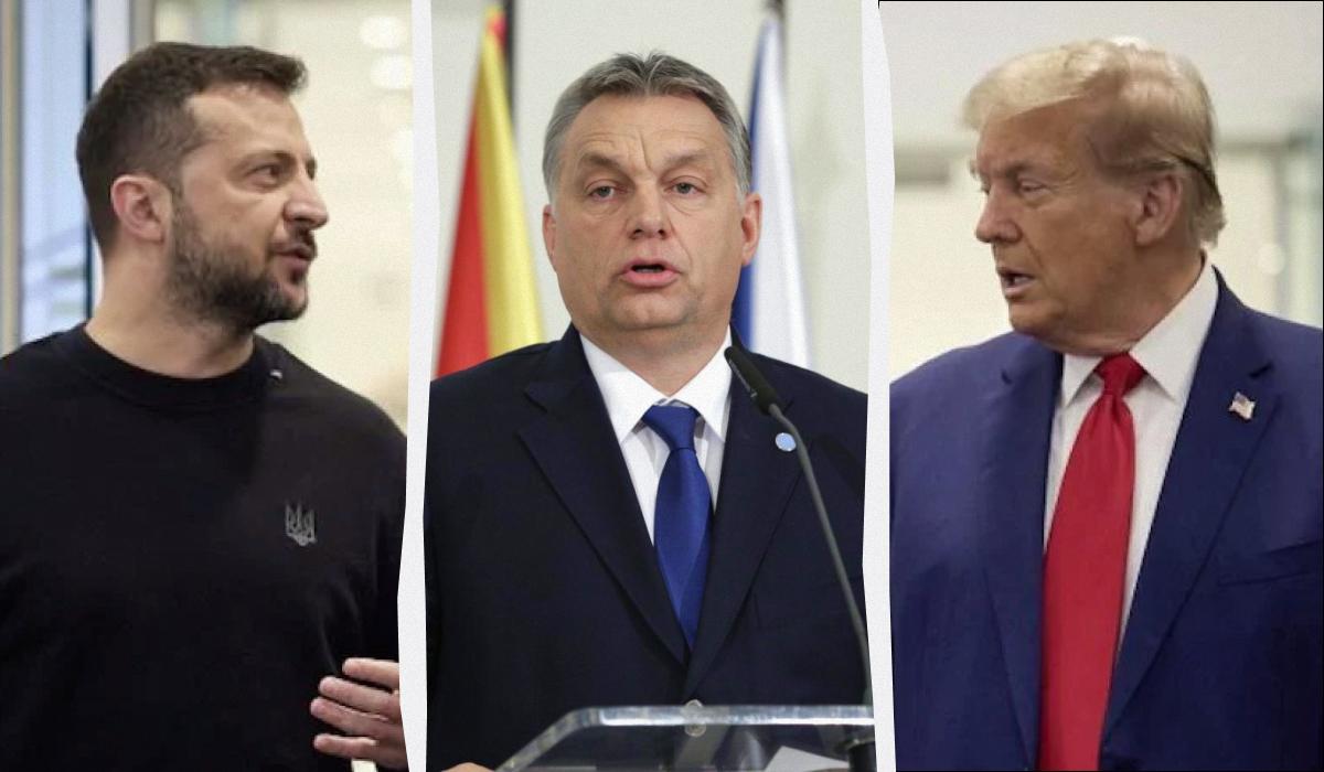 Зеленський не бажає бачити Орбана посередником у контатках з Трампом / колаж УНІАН, фото ua.depositphotos.com, president.gov.ua Зеленський не бажає бачити Орбана посередником у контатках з Трампом / колаж УНІАН, фото ua.depositphotos.com, president.gov.ua