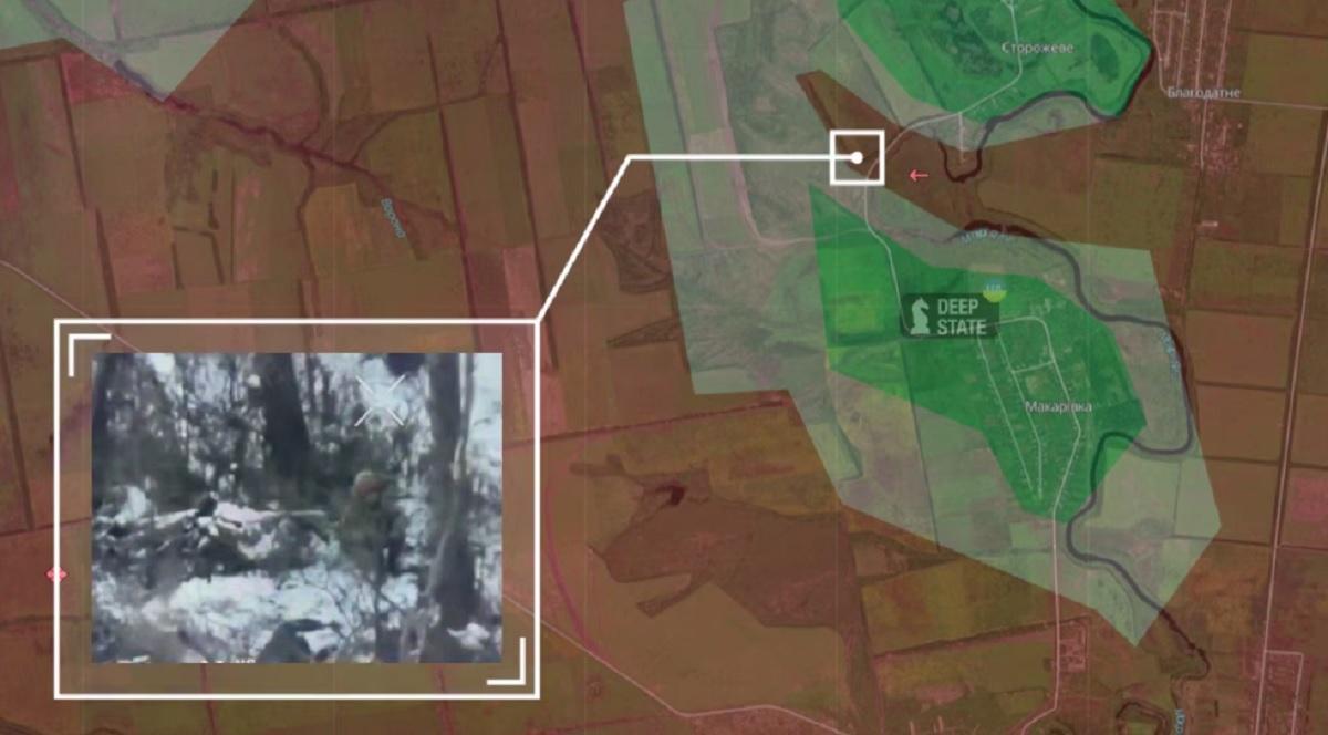 Ситуація в районі Макарівки надзвичайно складна / скриншот з відео Ситуація в районі Макарівки надзвичайно складна / скриншот з відео