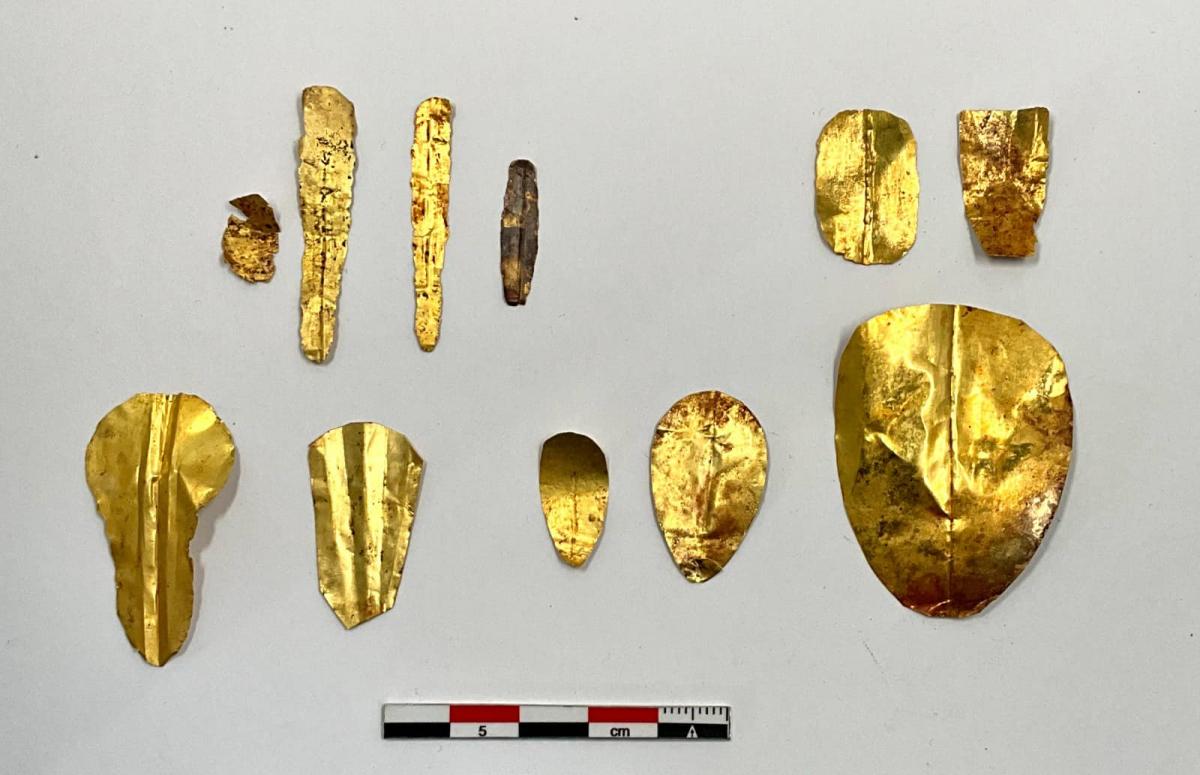 Археологи нашли золотые языки / Ministry of Tourism and Antiquities Археологи нашли золотые языки / Ministry of Tourism and Antiquities